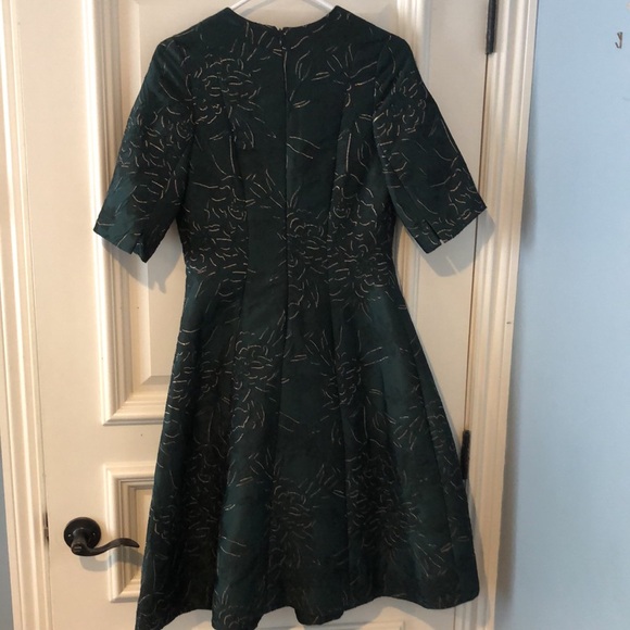 Teri Jon Hunter Green Midi Dress - Picture 2 of 4